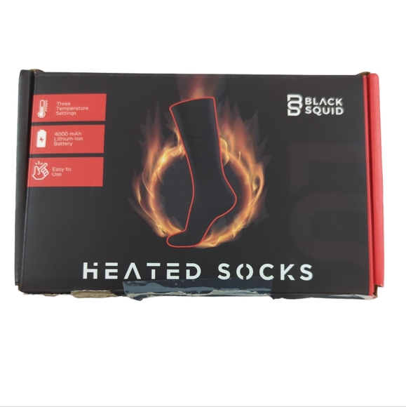 Black Squid Other - Black Squid heated socks, 3 temperatures, sports outdoors - adult unisex